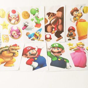 18pc Super Mario Window Clings